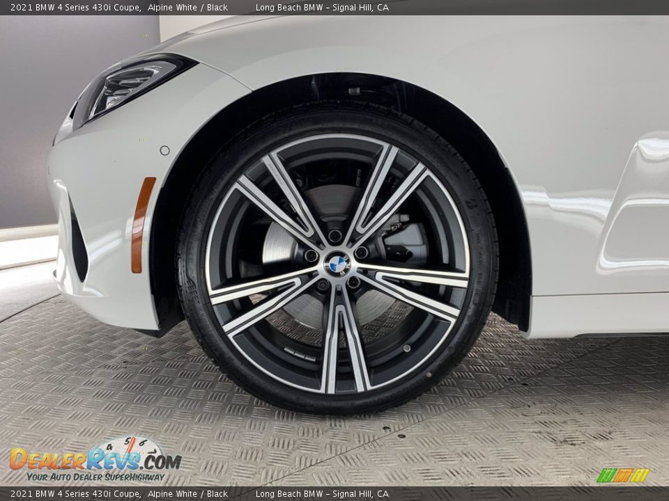 2021 BMW 4 Series 430i Coupe Alpine White / Black Photo #9