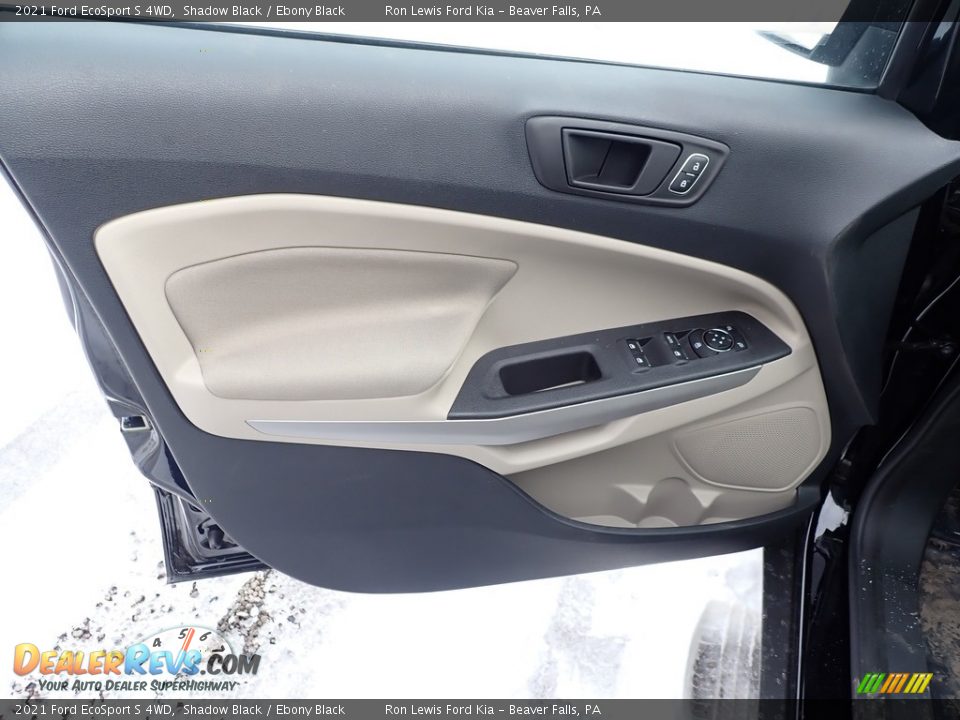 2021 Ford EcoSport S 4WD Shadow Black / Ebony Black Photo #14