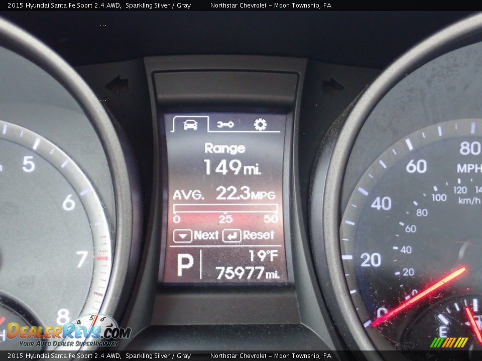 2015 Hyundai Santa Fe Sport 2.4 AWD Sparkling Silver / Gray Photo #15