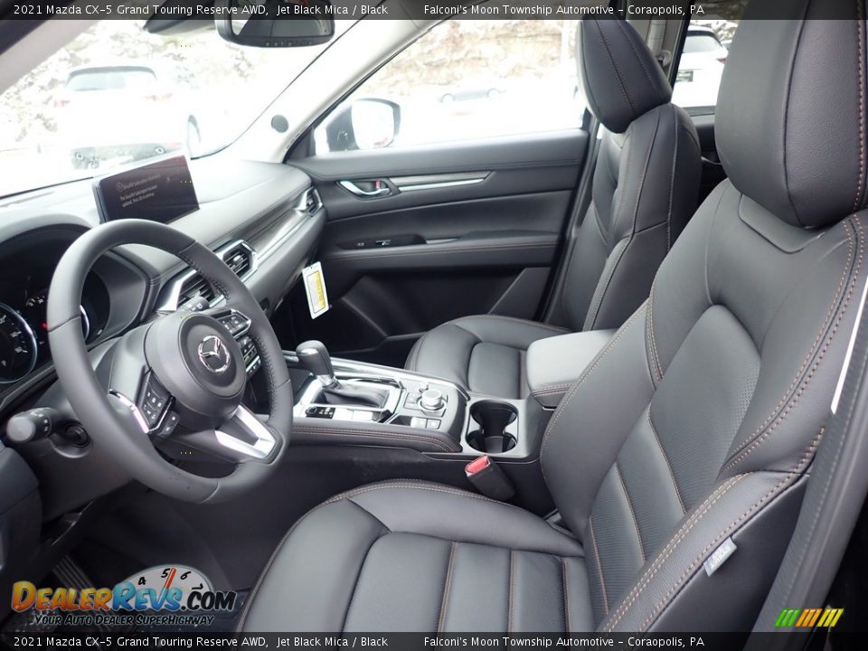 Black Interior - 2021 Mazda CX-5 Grand Touring Reserve AWD Photo #9
