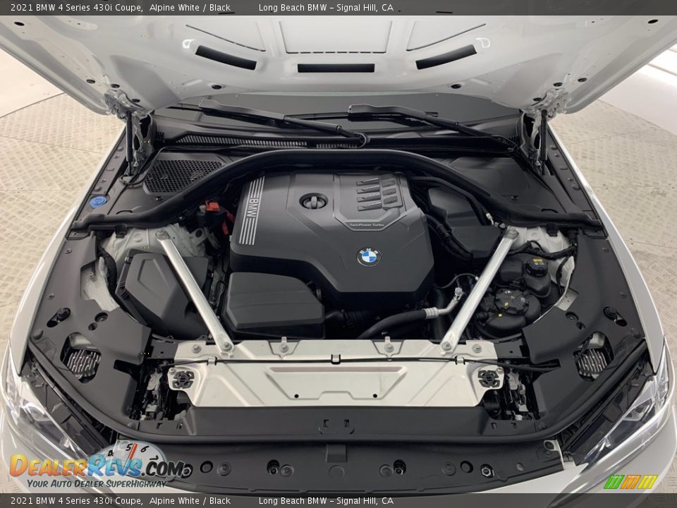 2021 BMW 4 Series 430i Coupe Alpine White / Black Photo #16