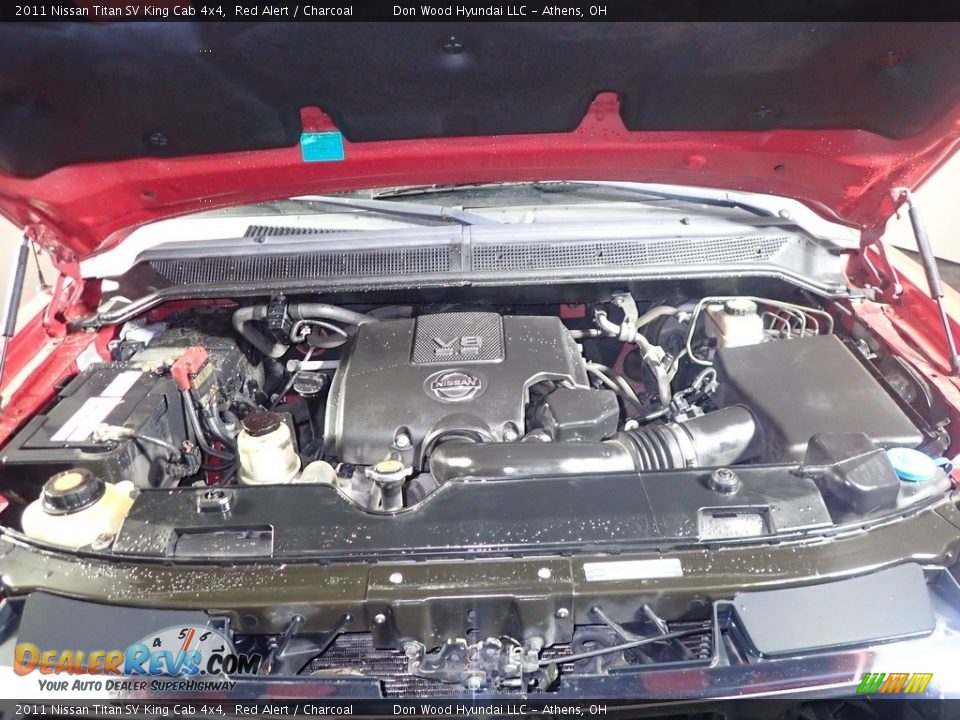2011 Nissan Titan SV King Cab 4x4 5.6 Liter Flex-Fuel DOHC 32-Valve CVTCS V8 Engine Photo #6