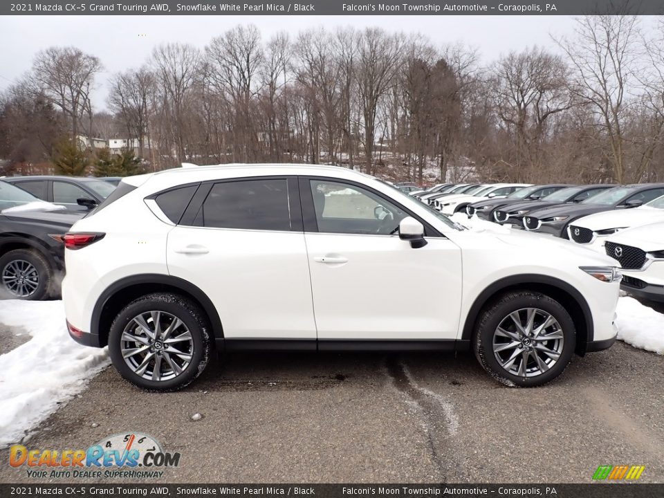 2021 Mazda CX-5 Grand Touring AWD Snowflake White Pearl Mica / Black Photo #1