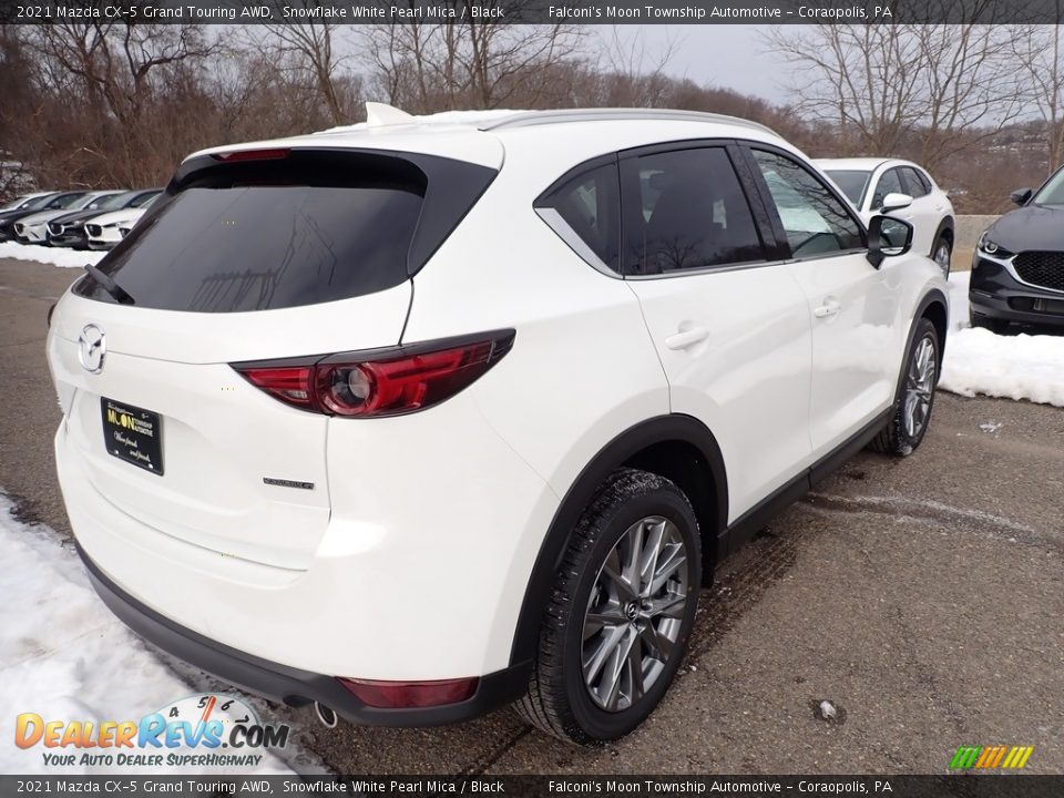 2021 Mazda CX-5 Grand Touring AWD Snowflake White Pearl Mica / Black Photo #2