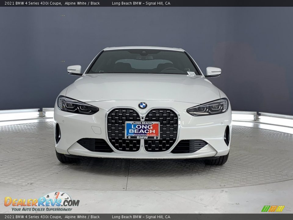 2021 BMW 4 Series 430i Coupe Alpine White / Black Photo #21