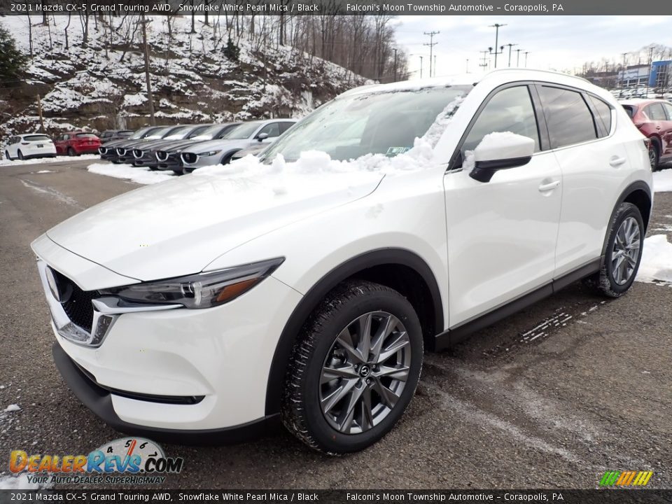 2021 Mazda CX-5 Grand Touring AWD Snowflake White Pearl Mica / Black Photo #4