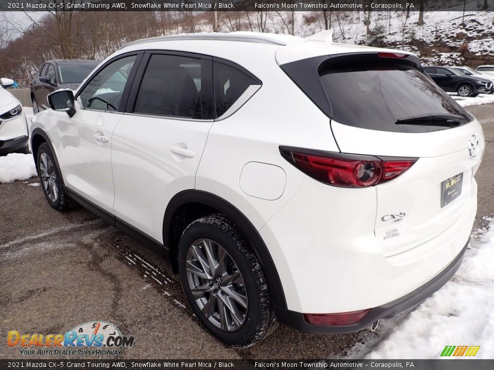 2021 Mazda CX-5 Grand Touring AWD Snowflake White Pearl Mica / Black Photo #5