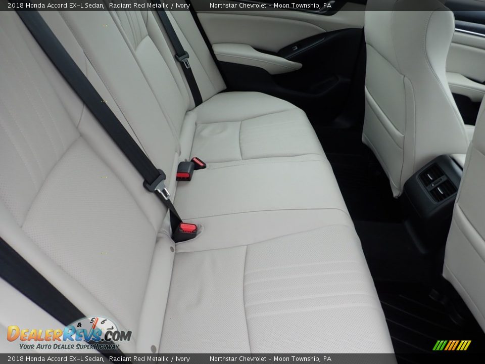 Rear Seat of 2018 Honda Accord EX-L Sedan Photo #19