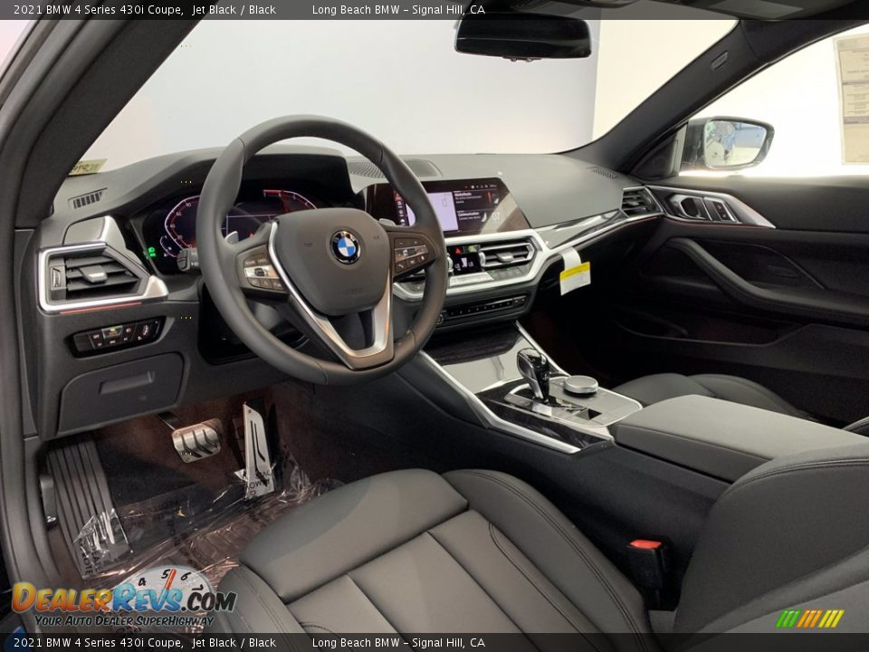 2021 BMW 4 Series 430i Coupe Jet Black / Black Photo #7