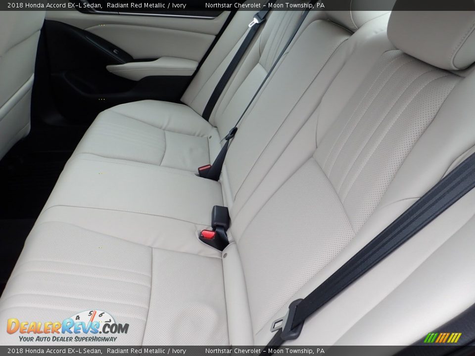 Rear Seat of 2018 Honda Accord EX-L Sedan Photo #21