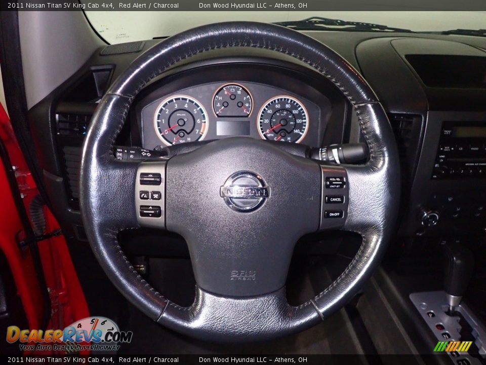 2011 Nissan Titan SV King Cab 4x4 Red Alert / Charcoal Photo #20