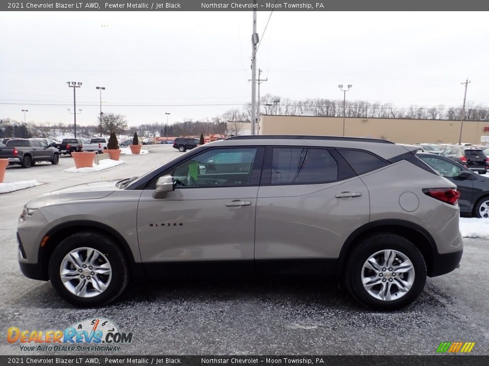 Pewter Metallic 2021 Chevrolet Blazer LT AWD Photo #2