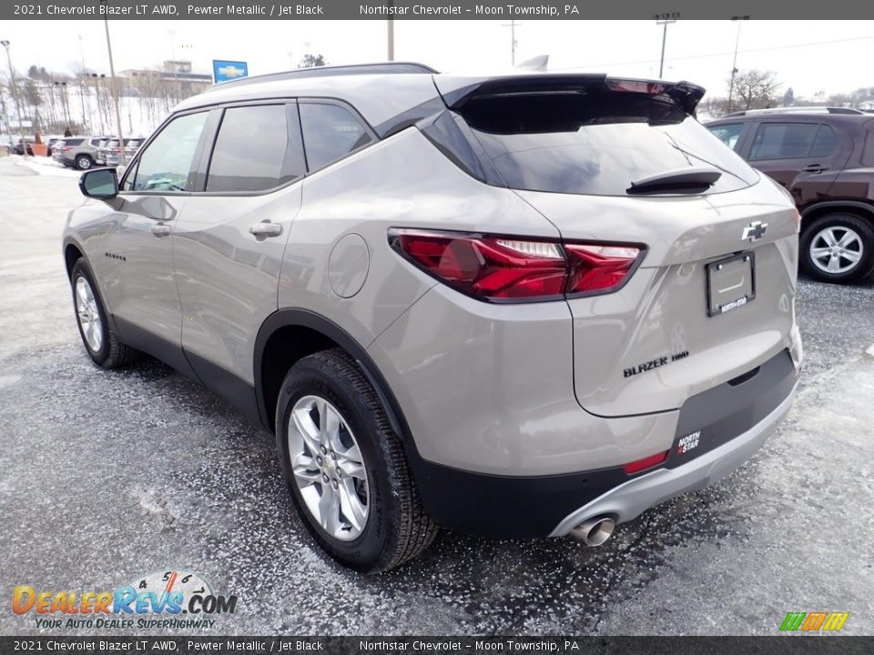 2021 Chevrolet Blazer LT AWD Pewter Metallic / Jet Black Photo #3