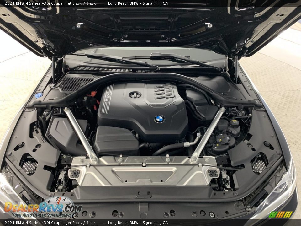 2021 BMW 4 Series 430i Coupe Jet Black / Black Photo #18