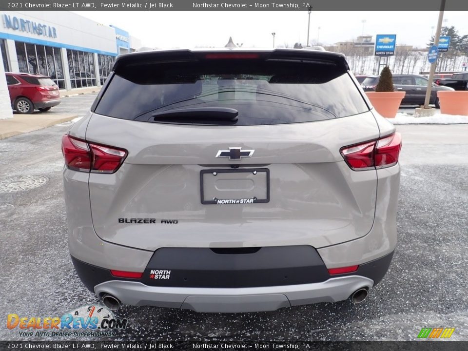 2021 Chevrolet Blazer LT AWD Pewter Metallic / Jet Black Photo #4