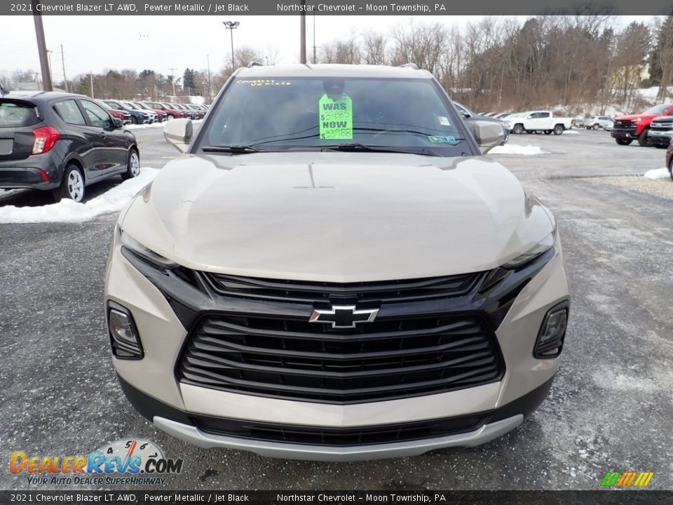 2021 Chevrolet Blazer LT AWD Pewter Metallic / Jet Black Photo #9