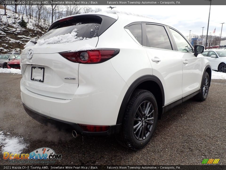 2021 Mazda CX-5 Touring AWD Snowflake White Pearl Mica / Black Photo #2