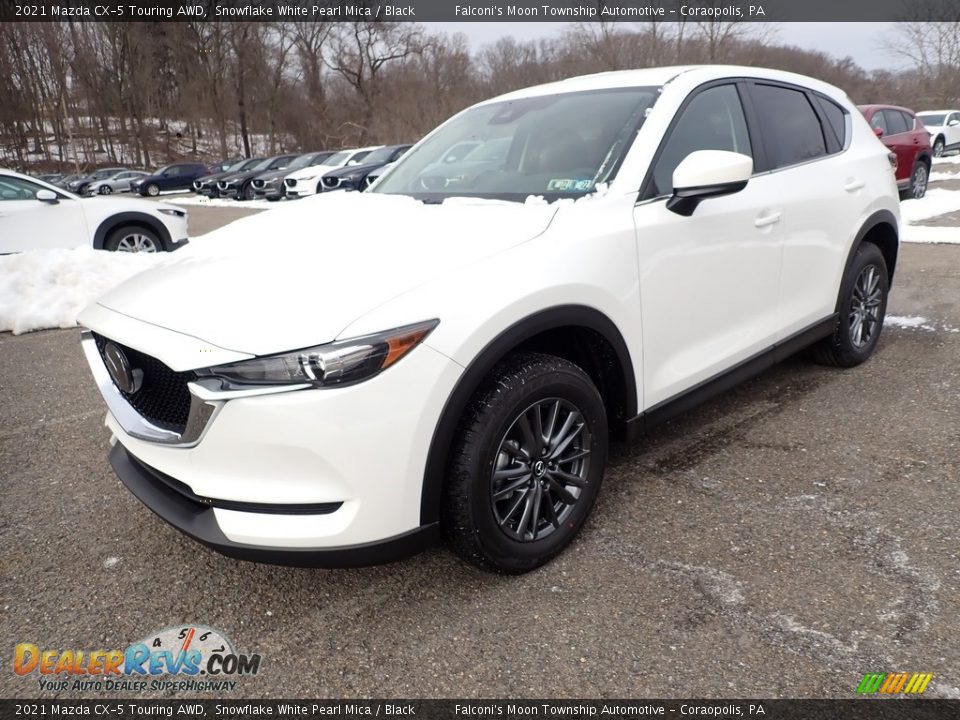 2021 Mazda CX-5 Touring AWD Snowflake White Pearl Mica / Black Photo #5