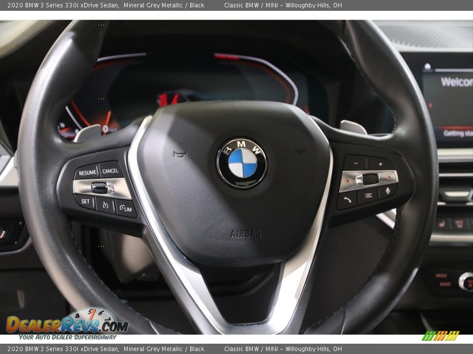 2020 BMW 3 Series 330i xDrive Sedan Mineral Grey Metallic / Black Photo #7