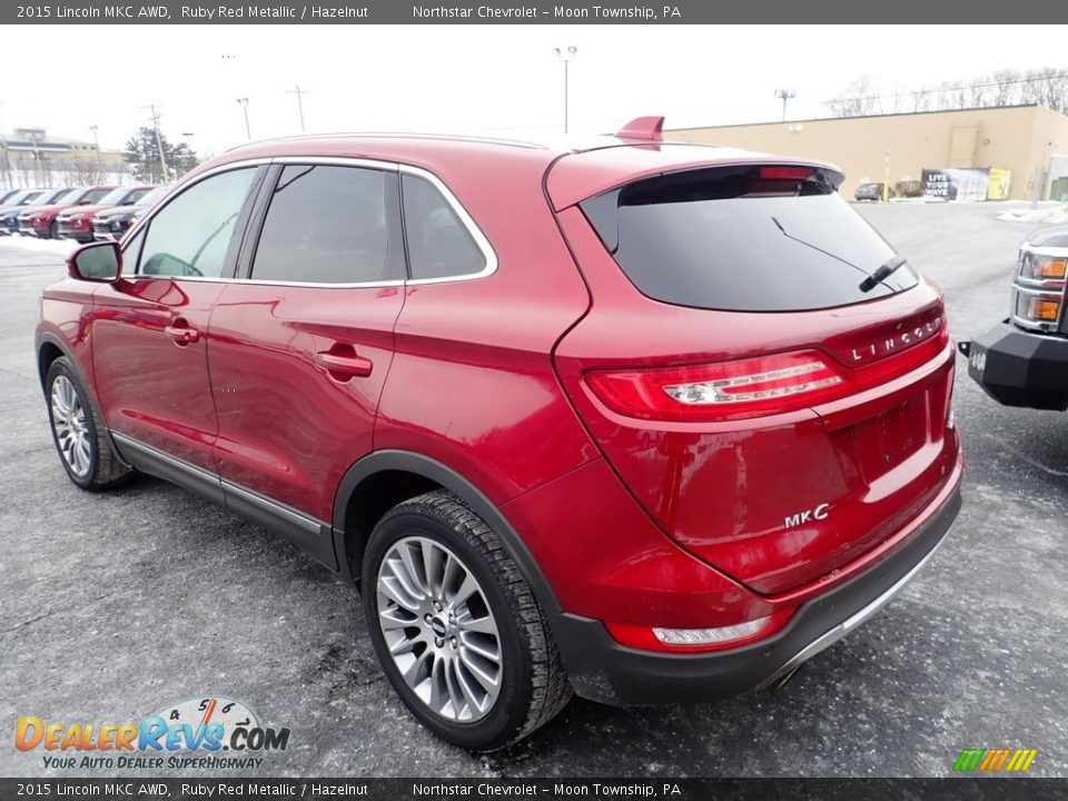 2015 Lincoln MKC AWD Ruby Red Metallic / Hazelnut Photo #2