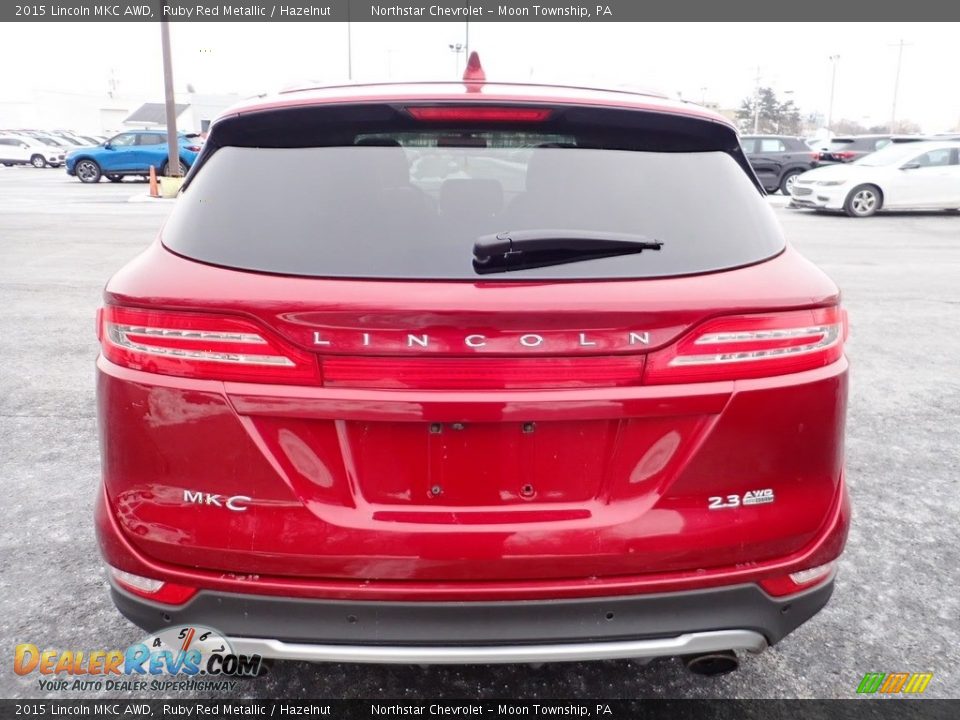 2015 Lincoln MKC AWD Ruby Red Metallic / Hazelnut Photo #3