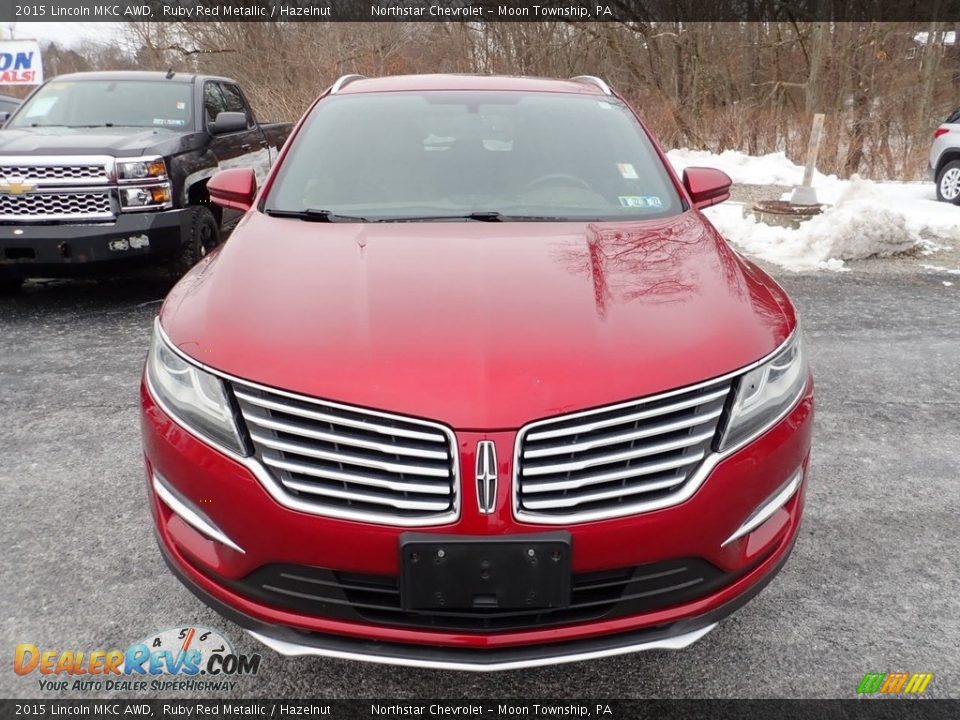 2015 Lincoln MKC AWD Ruby Red Metallic / Hazelnut Photo #6