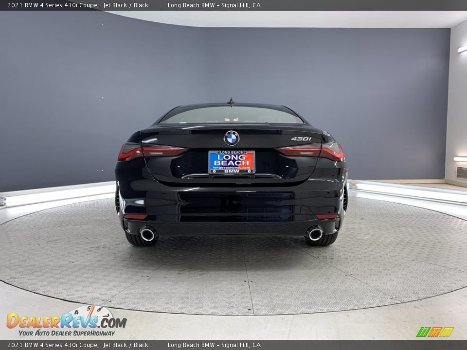 2021 BMW 4 Series 430i Coupe Jet Black / Black Photo #15