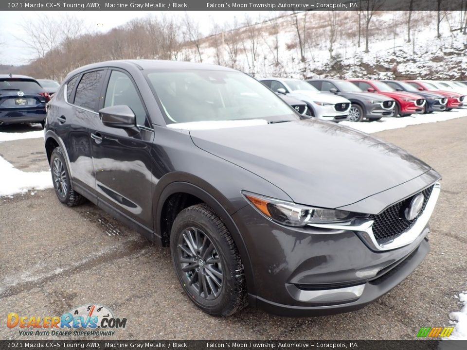 Front 3/4 View of 2021 Mazda CX-5 Touring AWD Photo #3