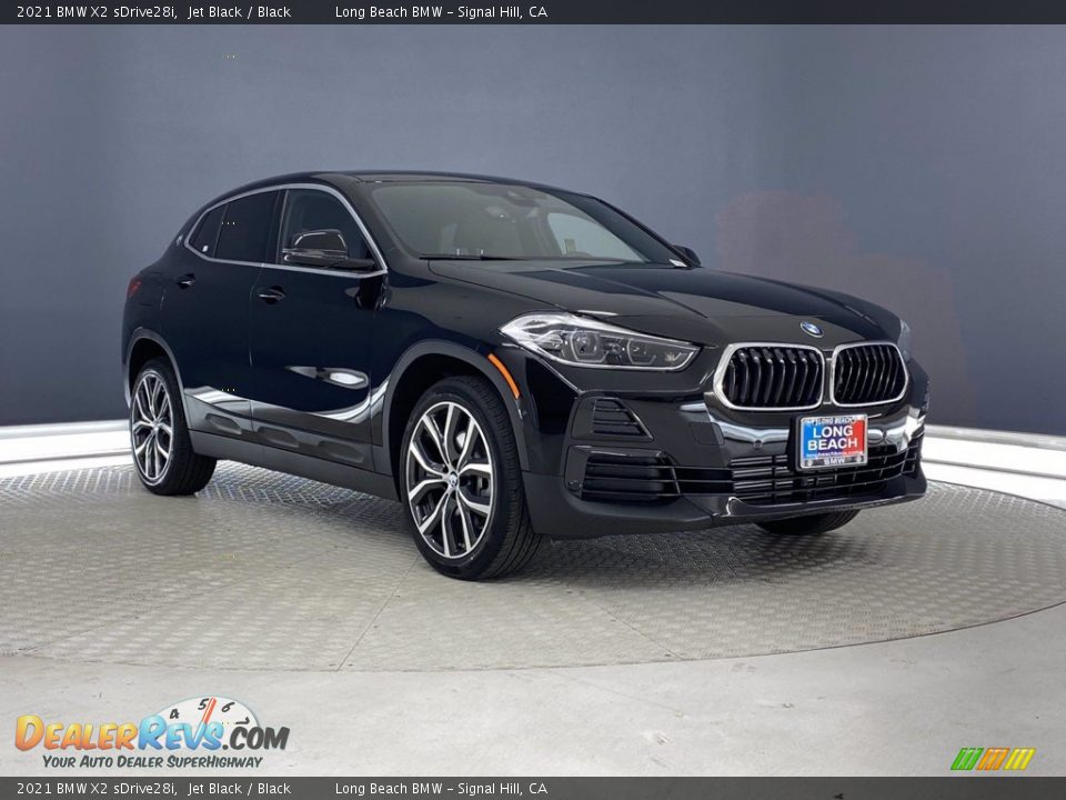 2021 BMW X2 sDrive28i Jet Black / Black Photo #1