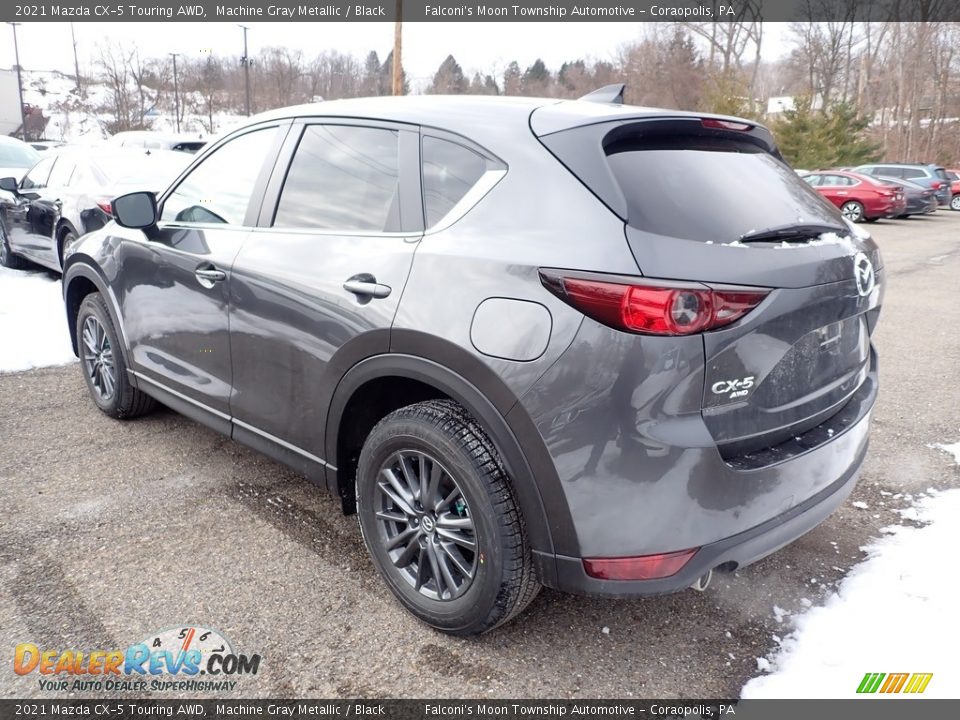 2021 Mazda CX-5 Touring AWD Machine Gray Metallic / Black Photo #6