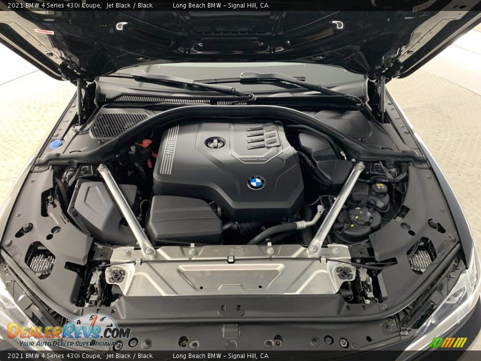 2021 BMW 4 Series 430i Coupe Jet Black / Black Photo #18