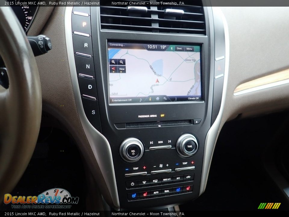 2015 Lincoln MKC AWD Ruby Red Metallic / Hazelnut Photo #13