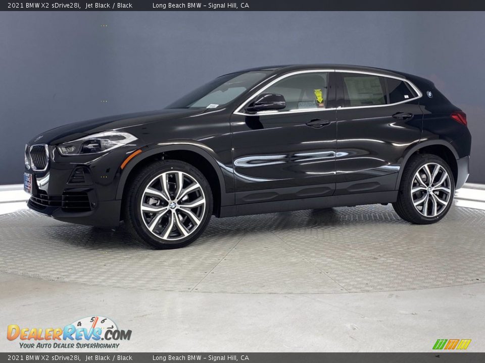 2021 BMW X2 sDrive28i Jet Black / Black Photo #6