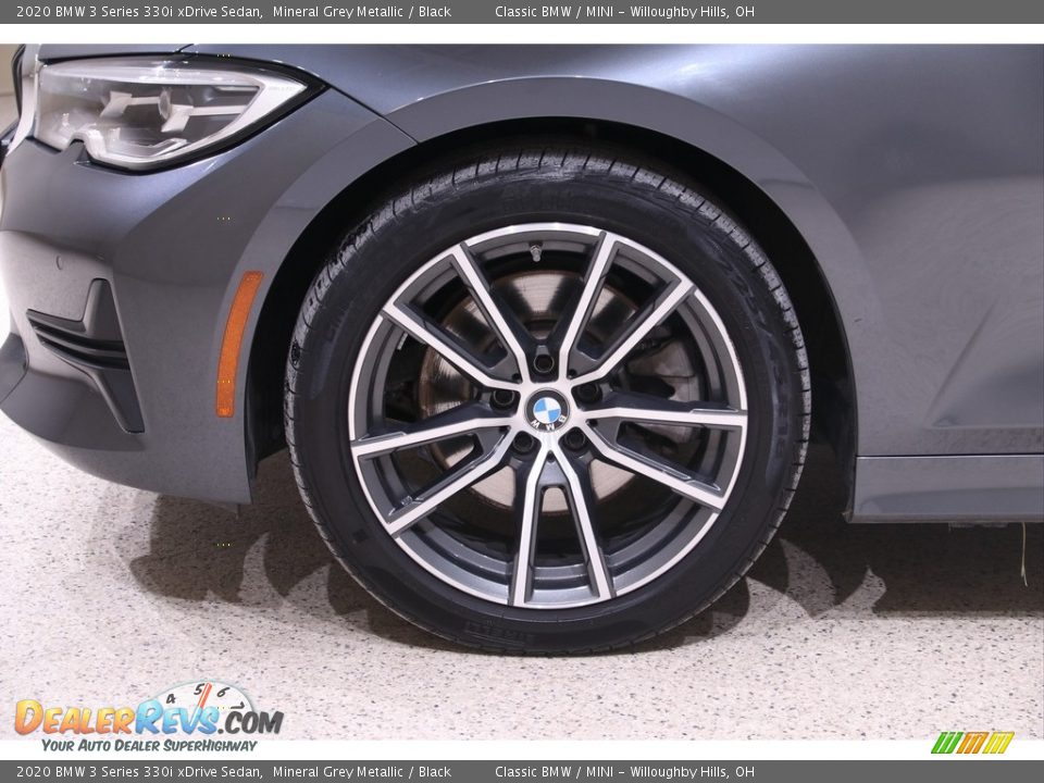 2020 BMW 3 Series 330i xDrive Sedan Mineral Grey Metallic / Black Photo #25