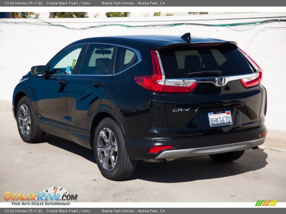 2018 Honda CR-V EX Crystal Black Pearl / Ivory Photo #2