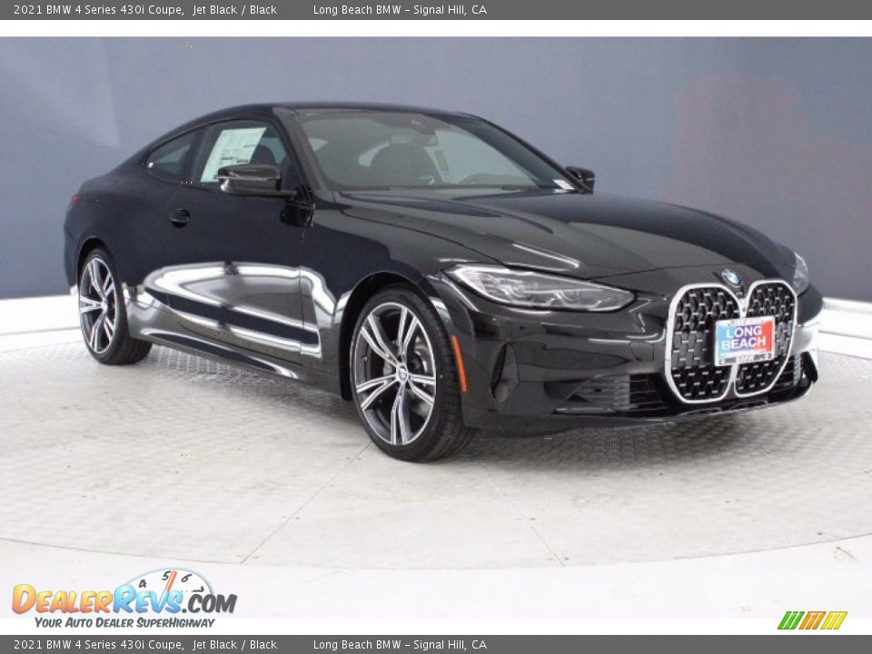 2021 BMW 4 Series 430i Coupe Jet Black / Black Photo #1