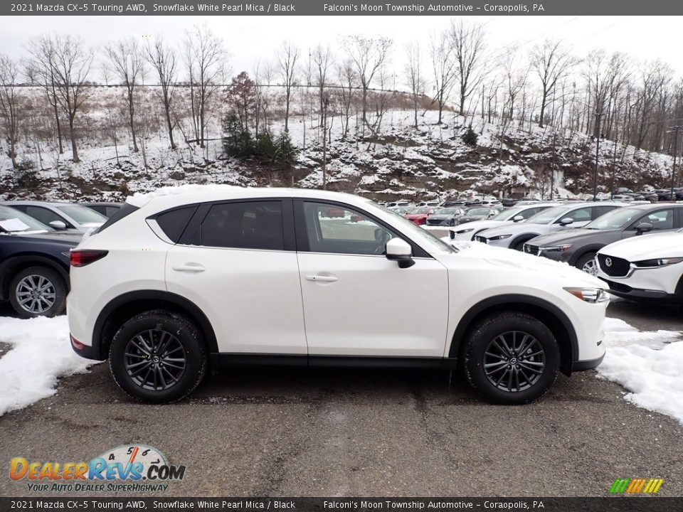 2021 Mazda CX-5 Touring AWD Snowflake White Pearl Mica / Black Photo #1