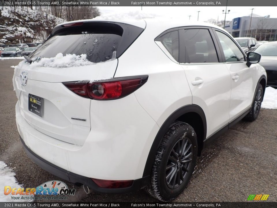 2021 Mazda CX-5 Touring AWD Snowflake White Pearl Mica / Black Photo #2