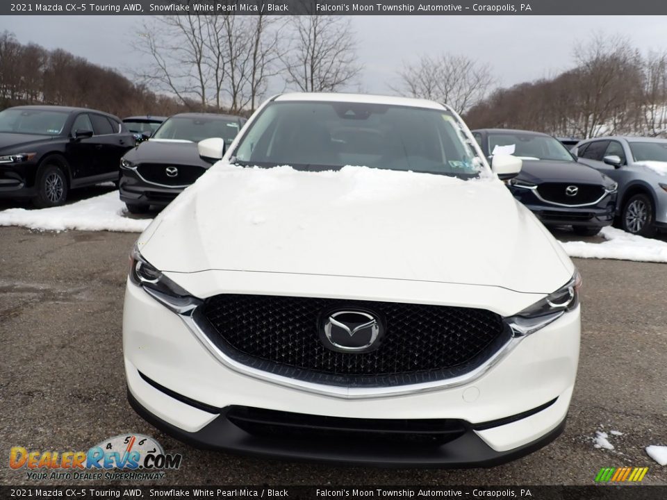 2021 Mazda CX-5 Touring AWD Snowflake White Pearl Mica / Black Photo #4