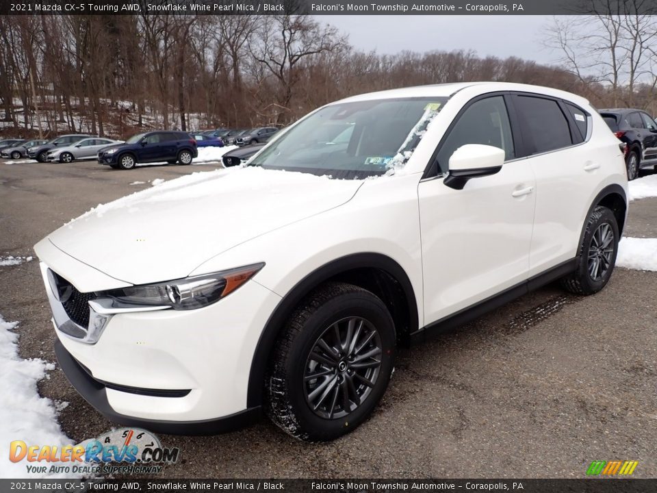 2021 Mazda CX-5 Touring AWD Snowflake White Pearl Mica / Black Photo #5