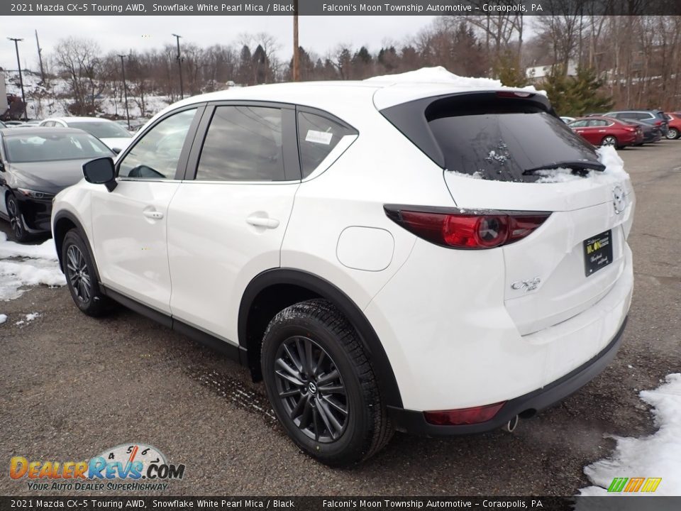 2021 Mazda CX-5 Touring AWD Snowflake White Pearl Mica / Black Photo #6