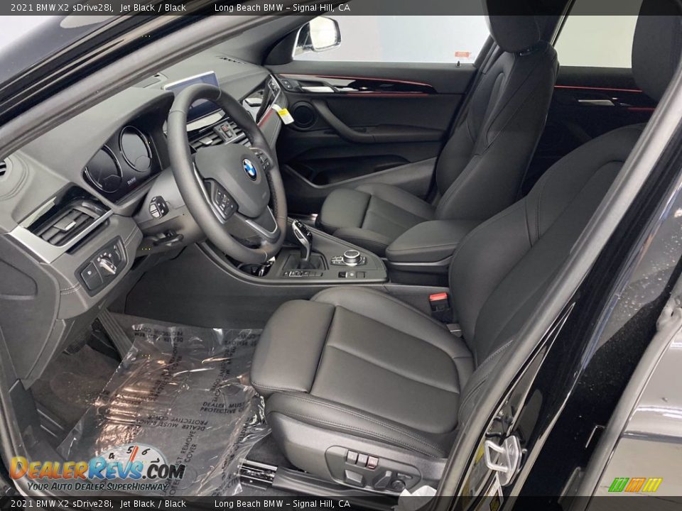 2021 BMW X2 sDrive28i Jet Black / Black Photo #17