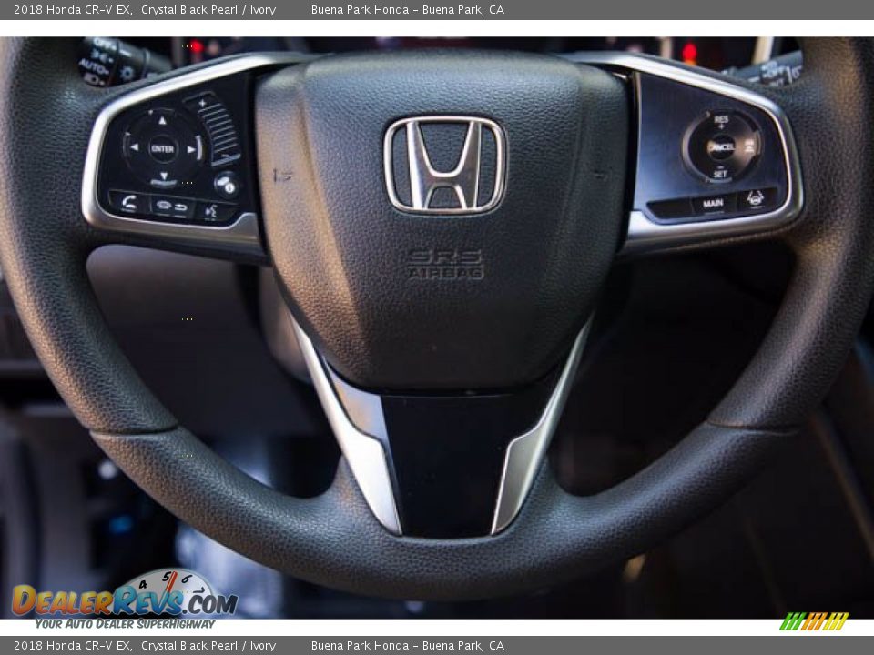 2018 Honda CR-V EX Crystal Black Pearl / Ivory Photo #11