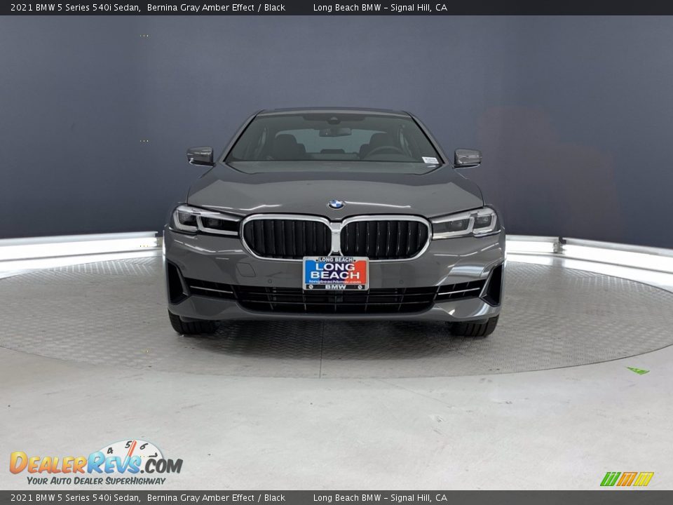 2021 BMW 5 Series 540i Sedan Bernina Gray Amber Effect / Black Photo #23