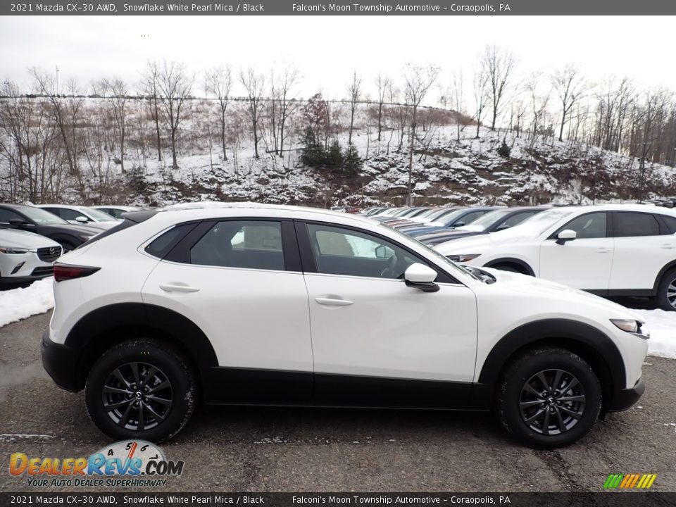 2021 Mazda CX-30 AWD Snowflake White Pearl Mica / Black Photo #1