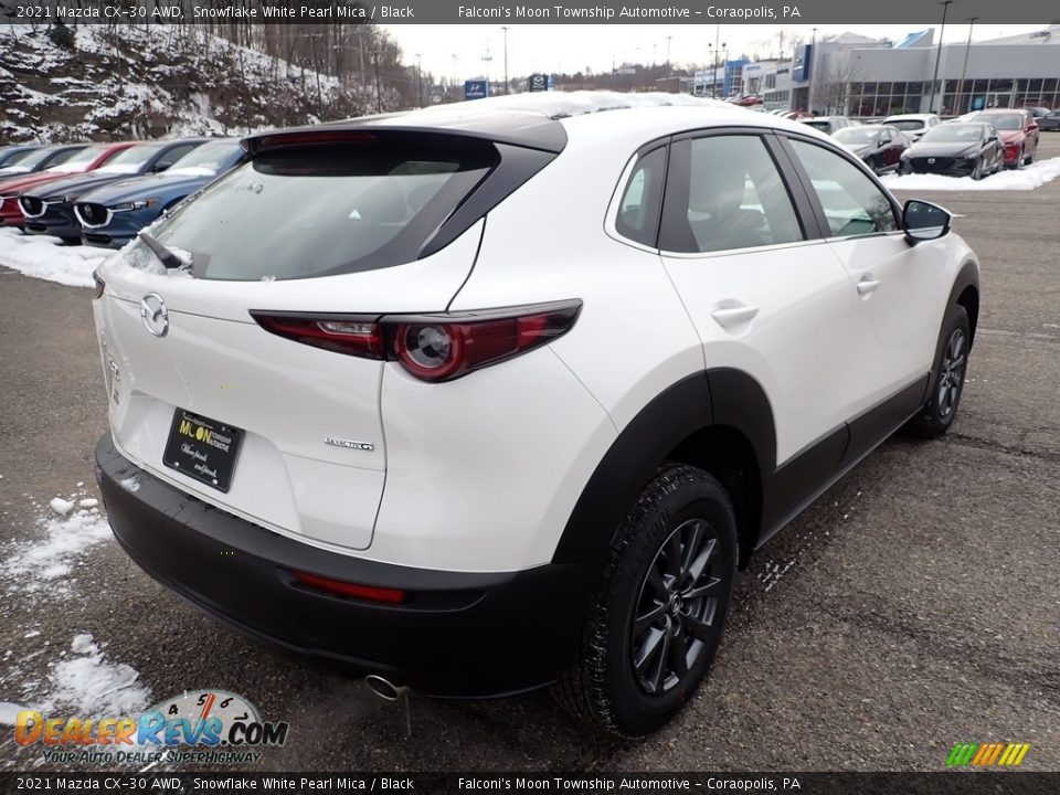 2021 Mazda CX-30 AWD Snowflake White Pearl Mica / Black Photo #2