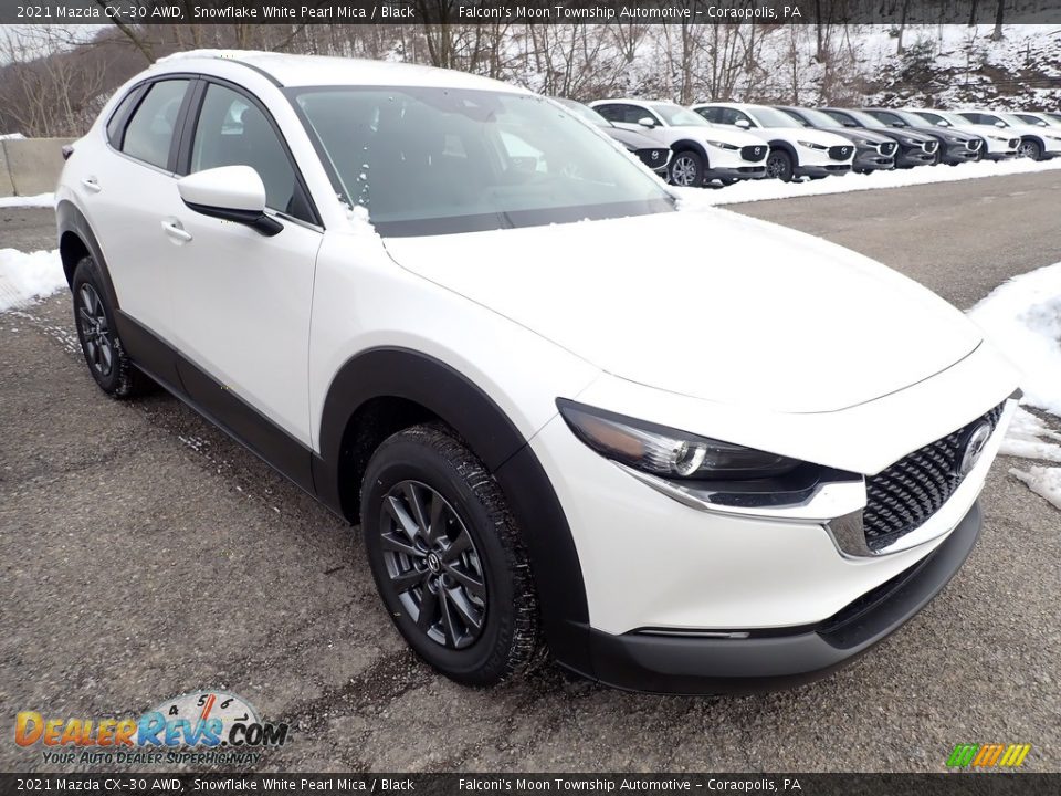 2021 Mazda CX-30 AWD Snowflake White Pearl Mica / Black Photo #3