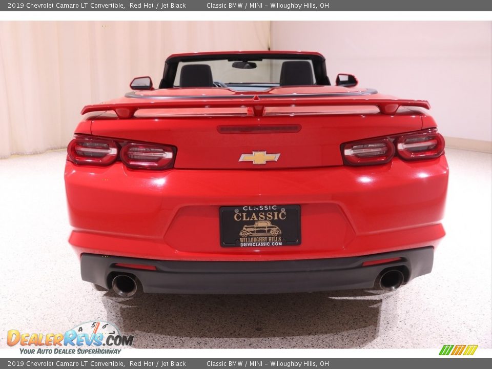 2019 Chevrolet Camaro LT Convertible Red Hot / Jet Black Photo #20