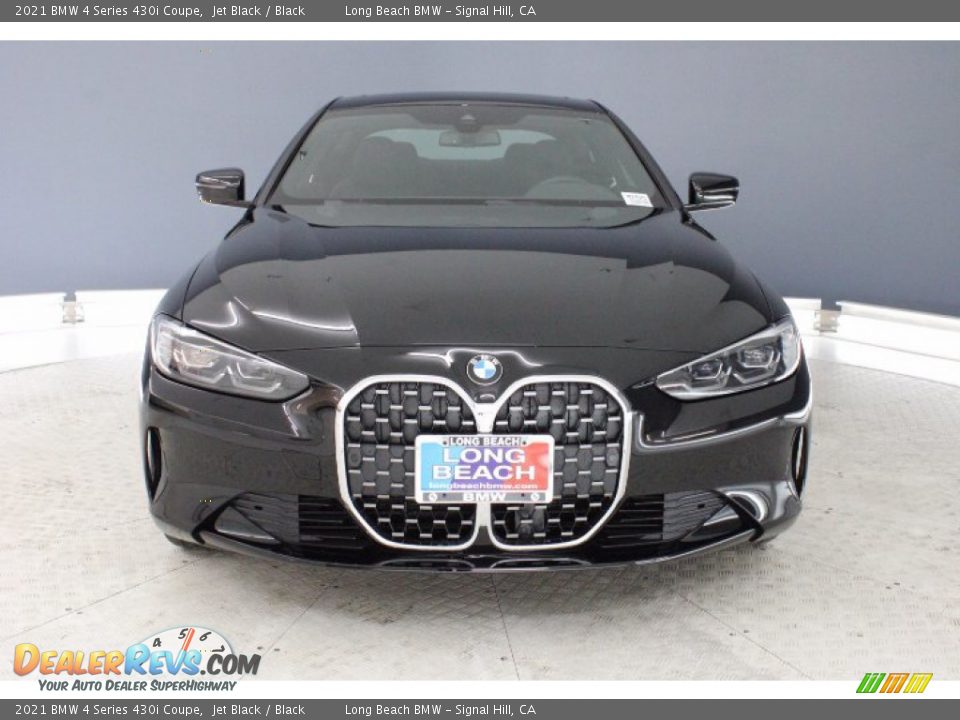 2021 BMW 4 Series 430i Coupe Jet Black / Black Photo #2