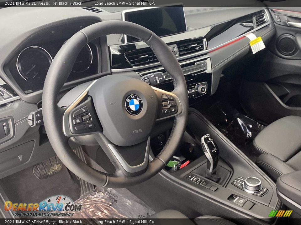 2021 BMW X2 sDrive28i Jet Black / Black Photo #3